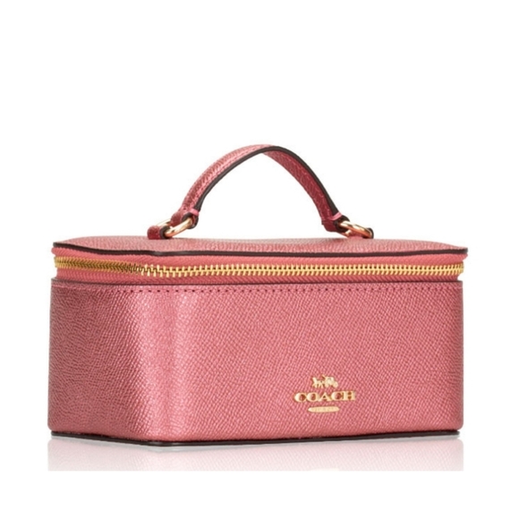 Coach Handbags - Coach Metallic Jewelry Case